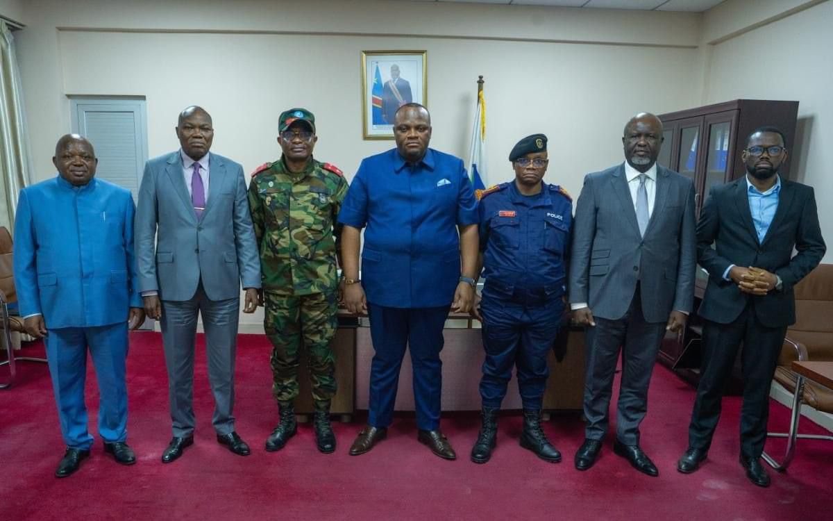 RDC | Le Gouverneur Daniel Bumba Lubaki Préside le Premier Conseil de Sécurité de Kinshasa