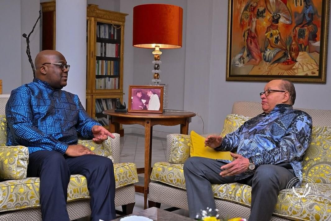 RDC| Visite de Courtoisie du Président Félix Tshisekedi à Léon Kengo wa Dondo
