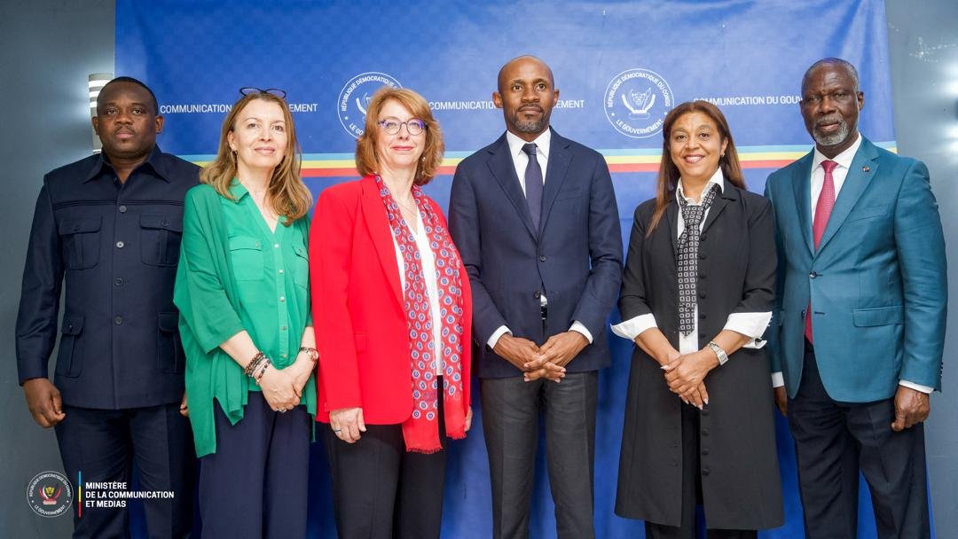 RDC : Une mission francophone évalue l’appui à la paix dans l’Est et renforce la coopération reçue par Patrick Muyaya Ministre de la Communication