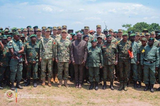 Le Ministre de la Défense en inspection à Kamina pour superviser la montée en puissance des FARDC